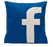 Almofada Facebook